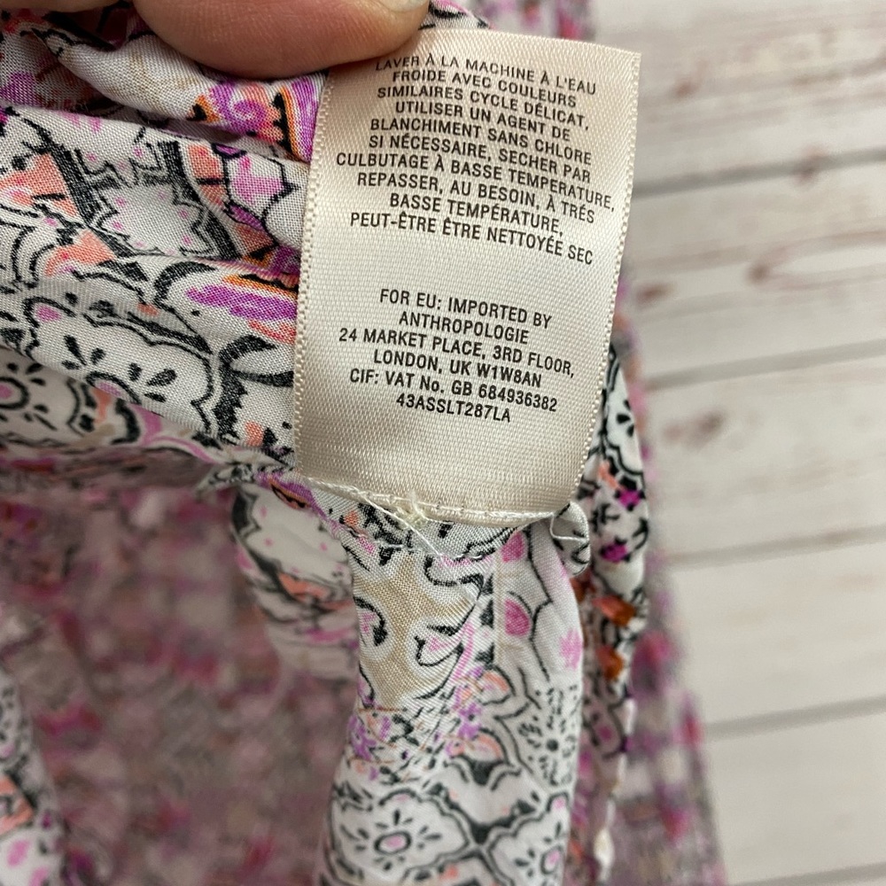 Anthropologie • Maeve Islet Button Down Top - Picture 4 of 7